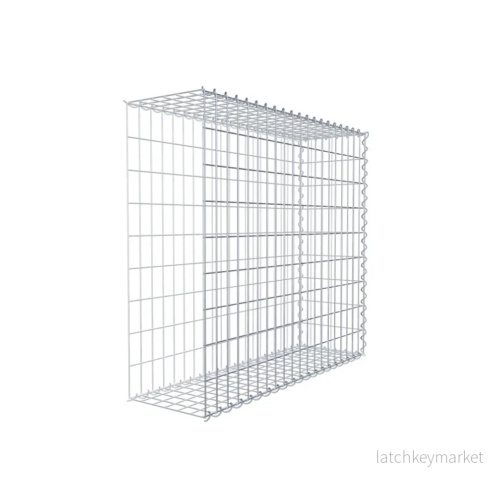 Påväxt gabion typ 2 100 cm x 90 cm x 30 cm (L x H x D), maskstorlek 5 cm x 10 cm, spiral - Bild 3