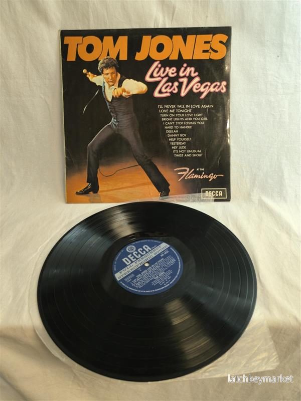 Tom Jones – Live in Las Vegas (Decca), LP