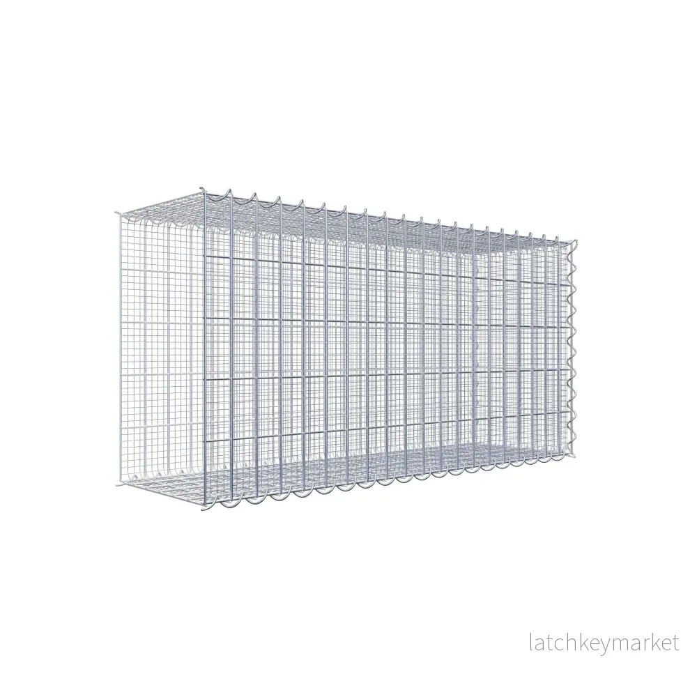 Sandodlingsgabion typ 2 100 cm x 50 cm x 30 cm (L x H x D), maskstorlek 5 cm x 10 cm, spiral