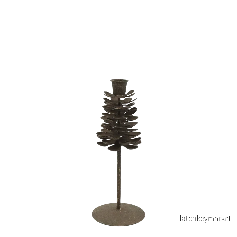 Julljusstake Kotte H23/Ø10 cm antik mocca - Bild 2