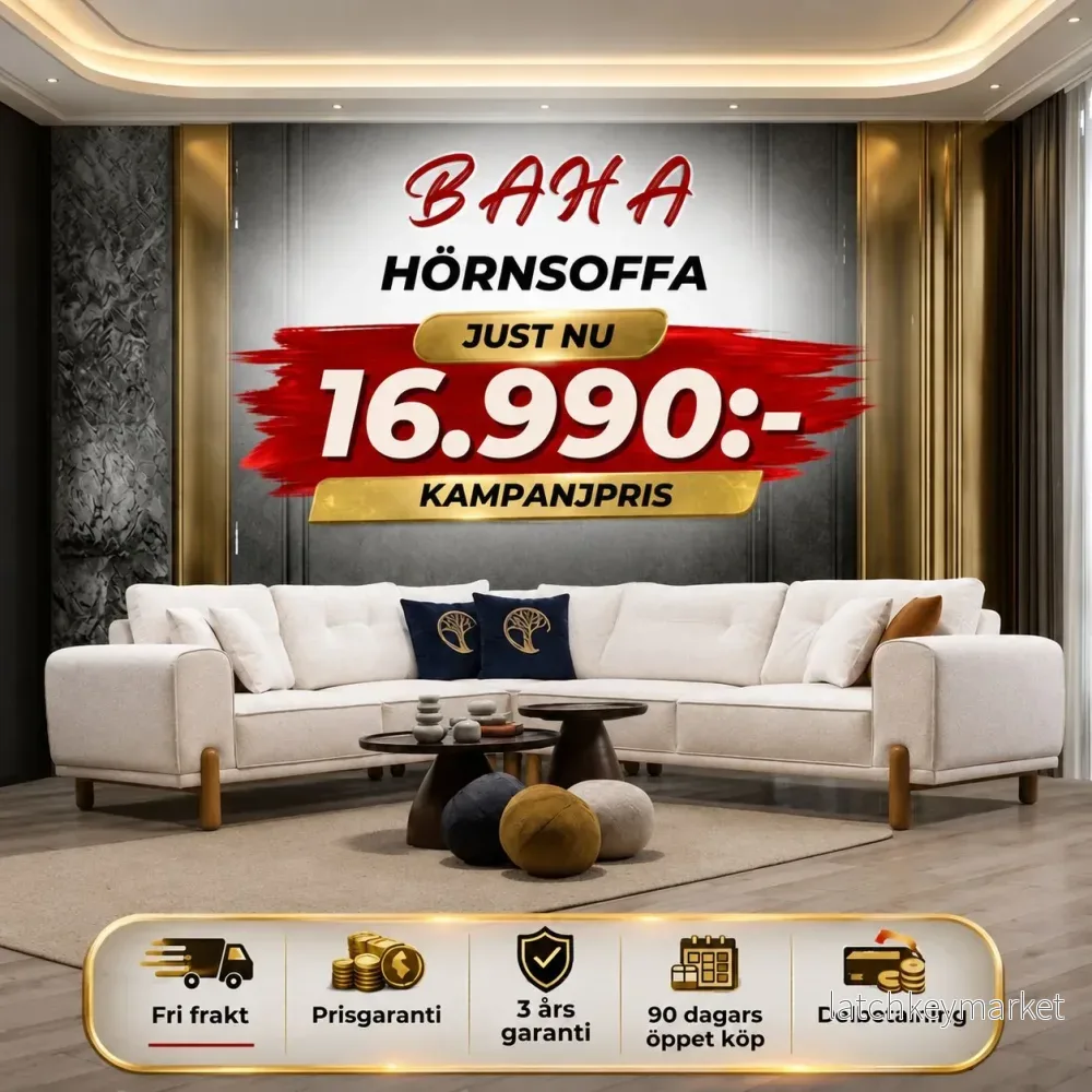 🎯 Baha Relax Hörnsoffa 🎯 Baha Relax Hörnsoffa