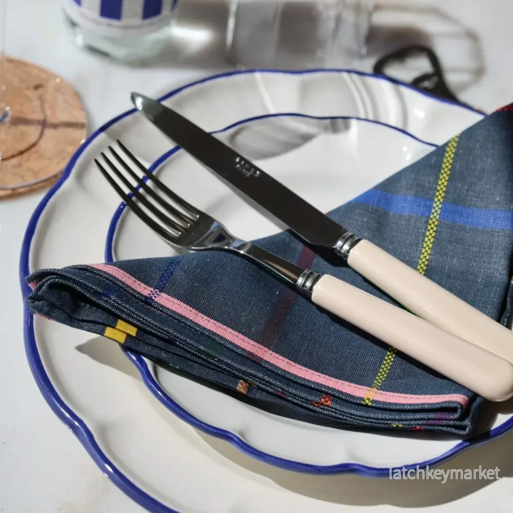 Napkin Elisabeth Denim - Bild 3