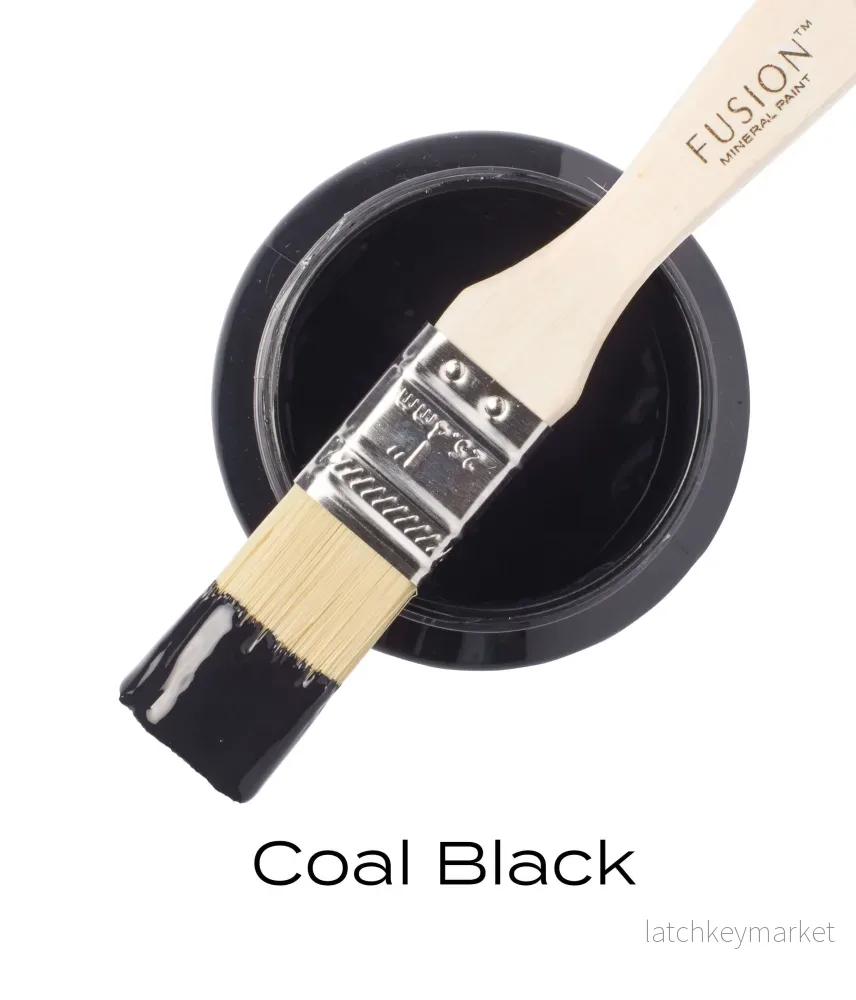 Fusion Mineral Paint Coal Black - Bild 3