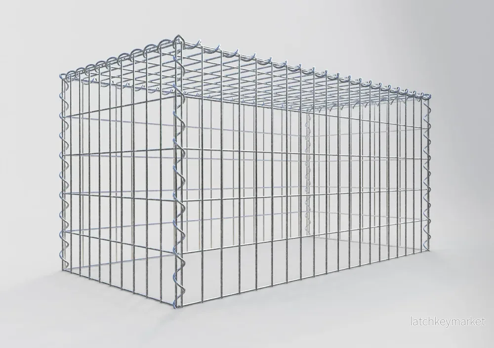 Påväxt gabion typ 3 100 cm x 50 cm x 50 cm (L x H x D), maskstorlek 5 cm x 10 cm, spiral - Bild 2