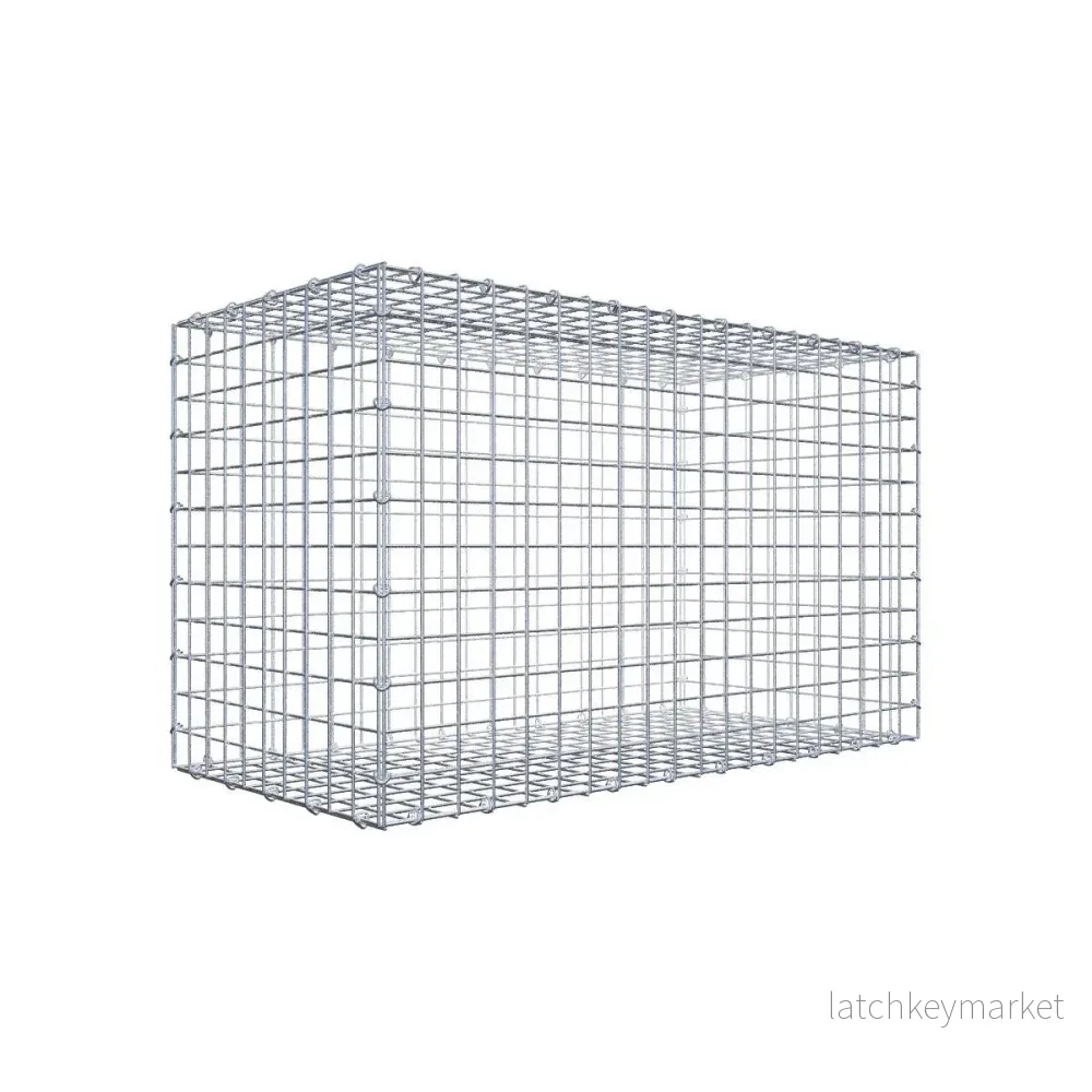 Gabion 100 cm x 60 cm x 50 cm (L x H x D), maskstorlek 5 cm x 5 cm, C-ring Gabion 100 cm x 60 cm x 50 cm (L x H x D), maskstorlek 5 cm x 5 cm, C-ring