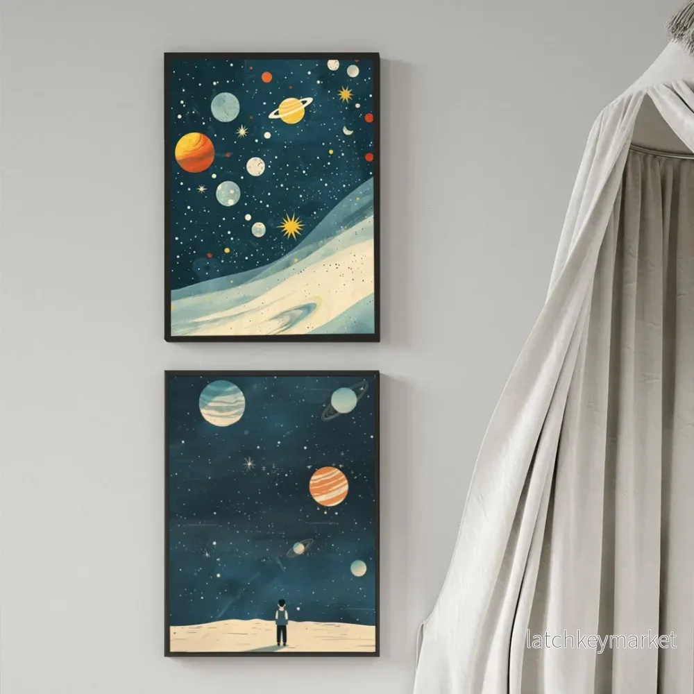 Barntavla Planets and stars - Bild 2