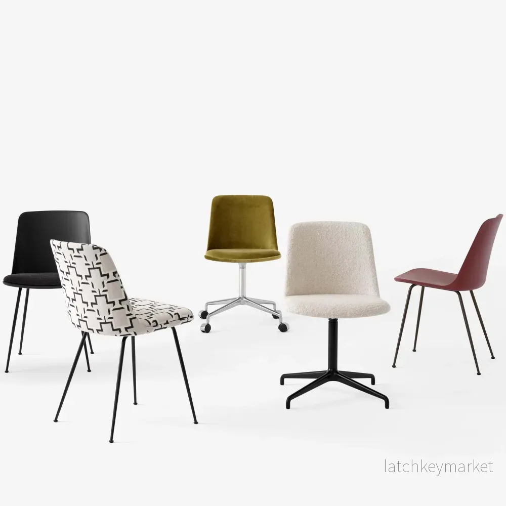Rely Chair HW23 Black Swivel Base - Bild 3