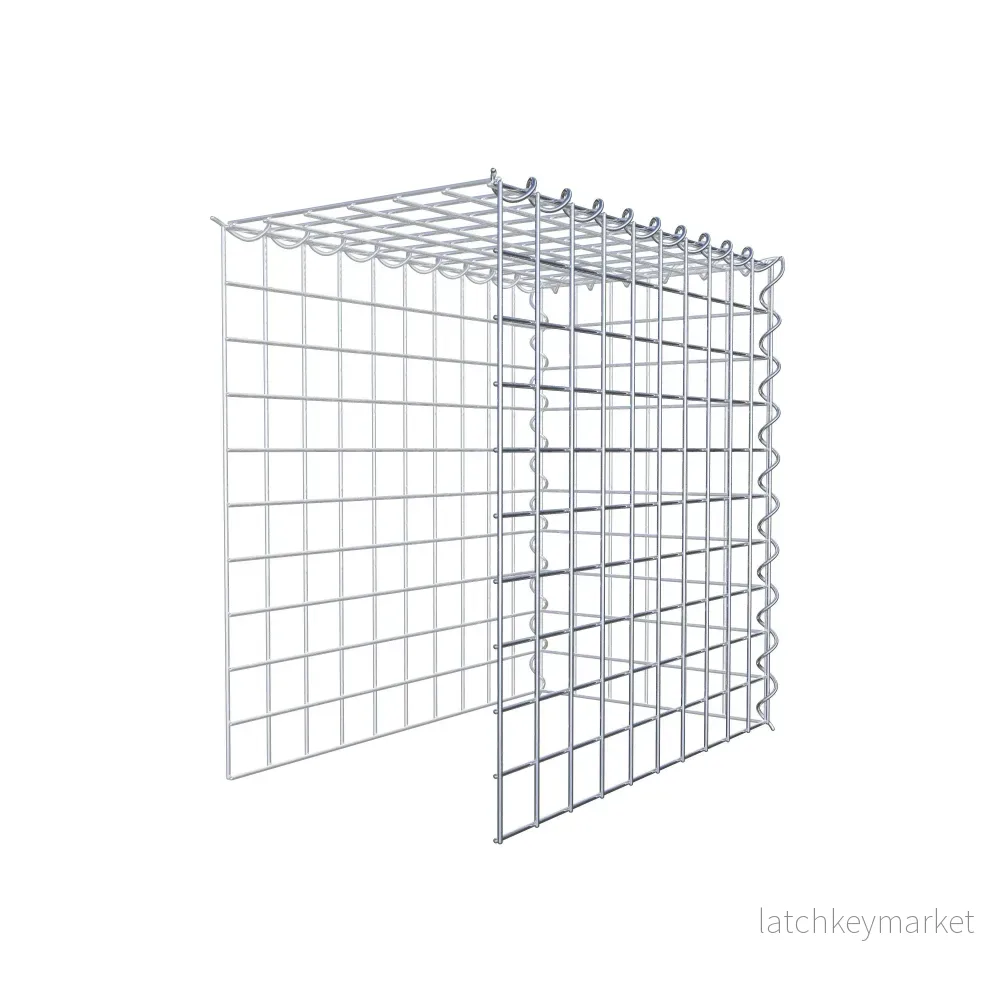 Extra gabion typ 4 50 cm x 50 cm x 30 cm (L x H x D), maskstorlek 5 cm x 5 cm, spiral - Bild 3
