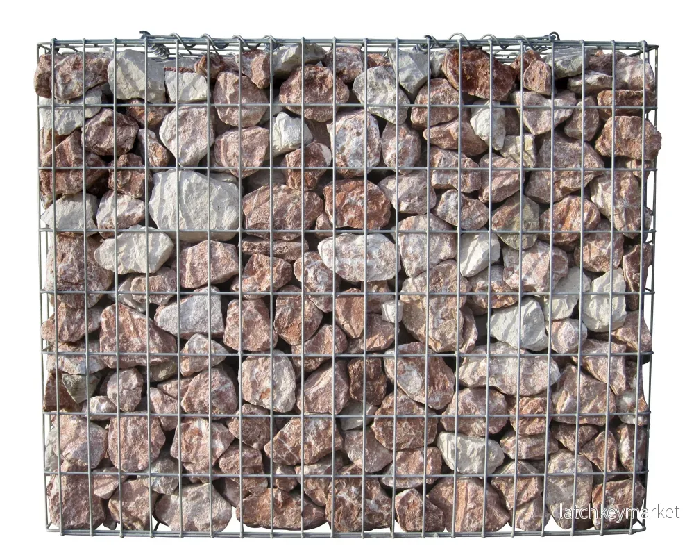 Varmförzinkad gabion 102 cm x 82 cm x 32 cm, maskstorlek 5 cm x 10 cm, helsvetsad - Bild 2
