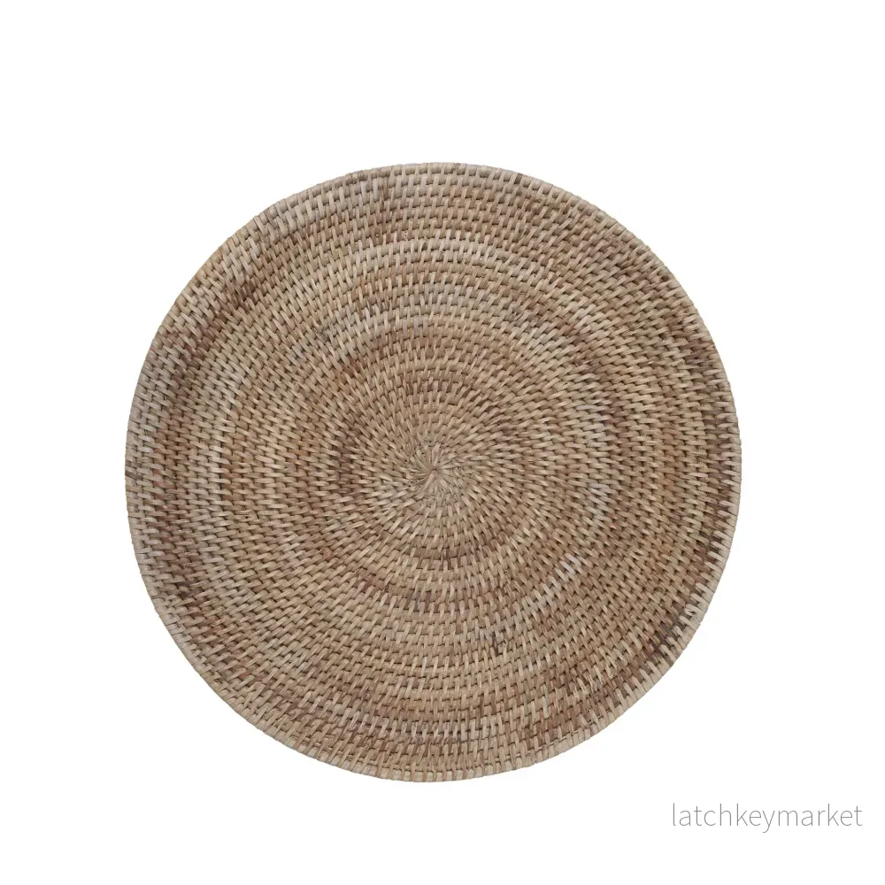 Norah underlägg H0,8 Ø35 cm. natur Norah underlägg H0,8 Ø35 cm. natur