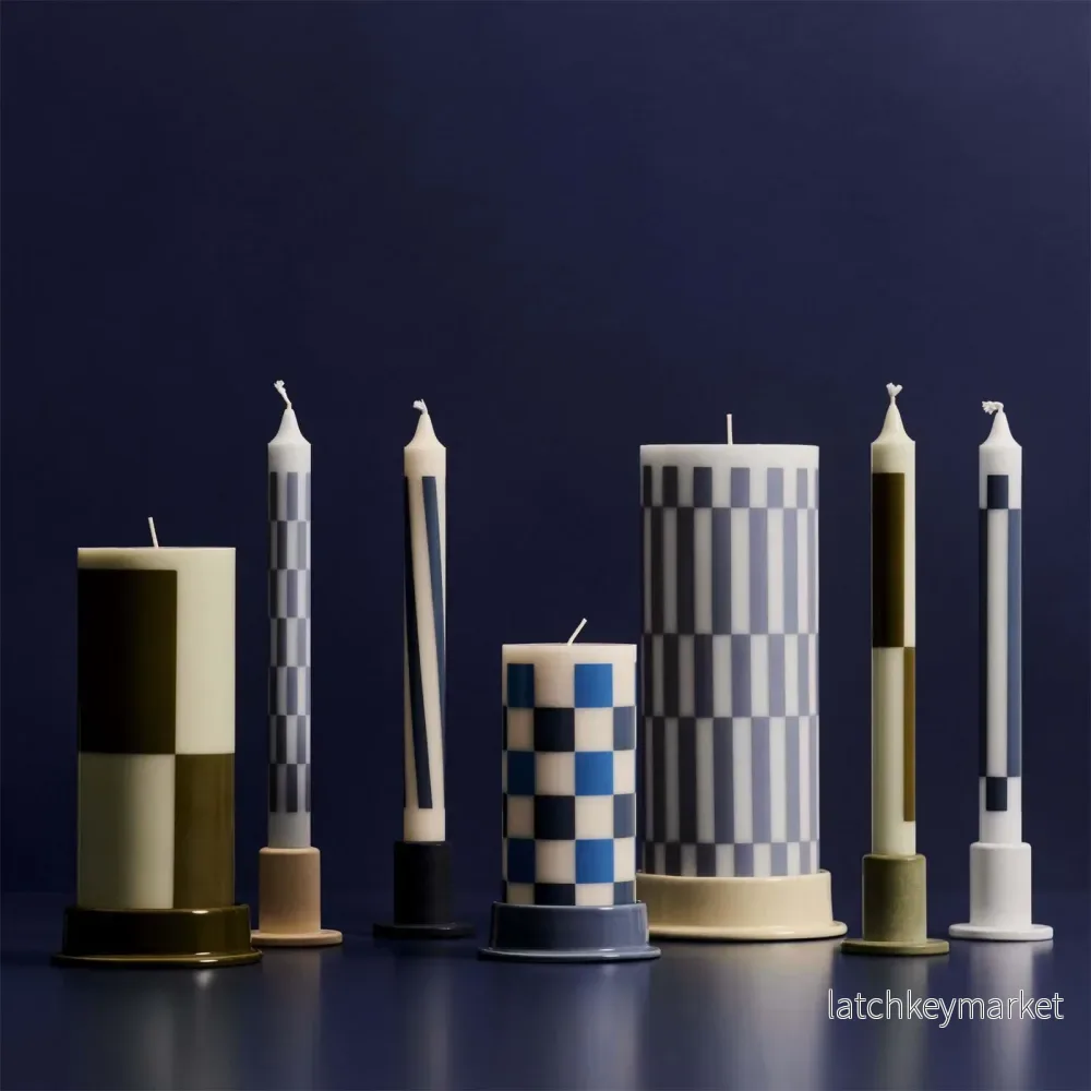 Tube Candleholder Concrete Small - Bild 3