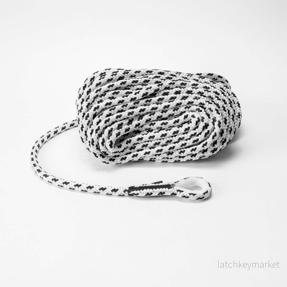 Ankarlina Flexline Svart 12 mm | PolyRopes Ankarlina Flexline Svart 12 mm | PolyRopes