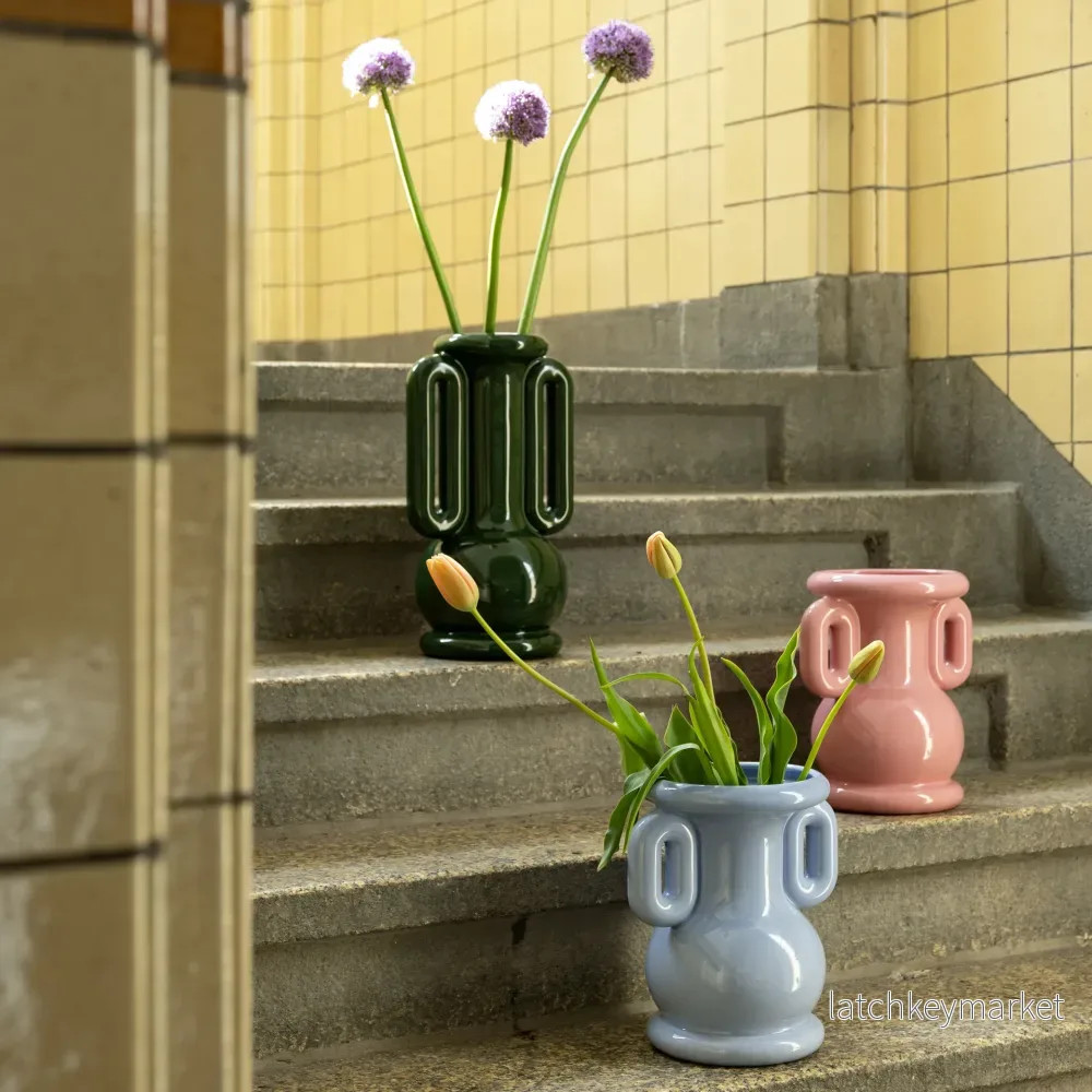 Vase Amfora Blue - Bild 2