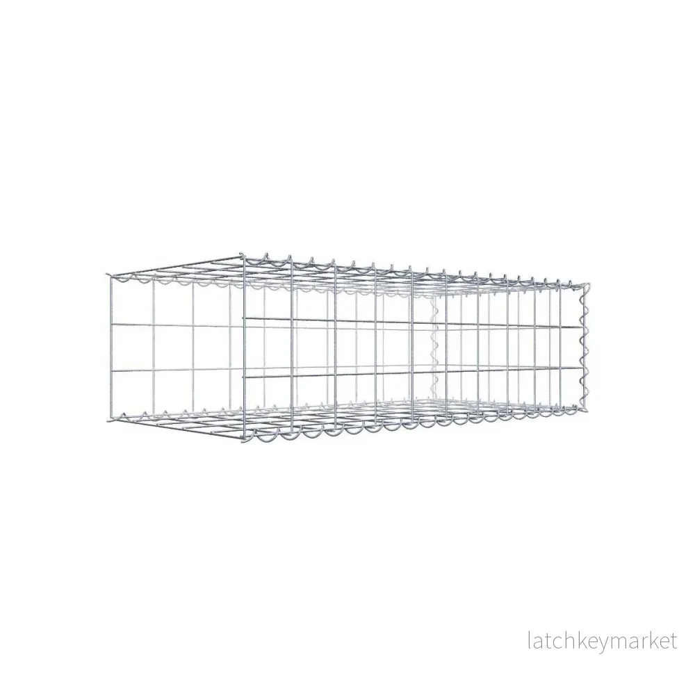 Extra gabion typ 2 100 cm x 30 cm x 50 cm (L x H x D), maskstorlek 10 cm x 10 cm, spiral Extra gabion typ 2 100 cm x 30 cm x 50 cm (L x H x D), maskstorlek 10 cm x 10 cm, spiral
