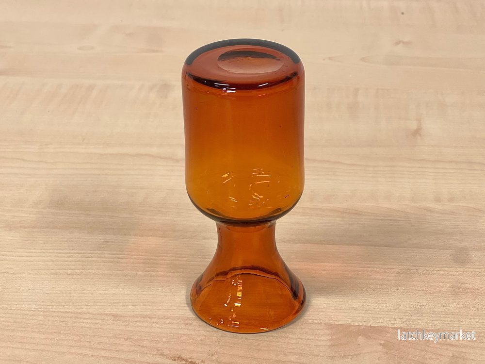 Erik Höglund Vas Brunt Glas Vintage Retro Swedish - Bild 3