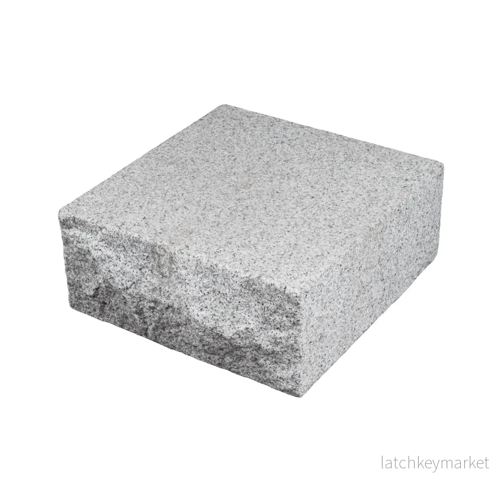 Stentrappa Bergama Granit Premium Grå 350x350x150 Stentrappa Bergama Granit Premium Grå 350x350x150