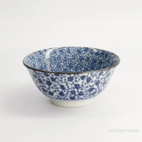 Skål Hana Blue Karakusa TDS Ø 14.8 x 6.8 cm Skål Hana Blue Karakusa TDS Ø 14.8 x 6.8 cm