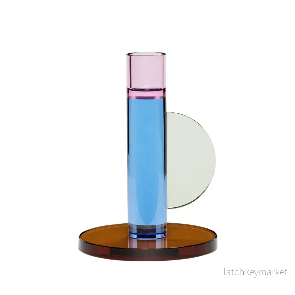 Astro Candle Holder Blue Astro Candle Holder Blue
