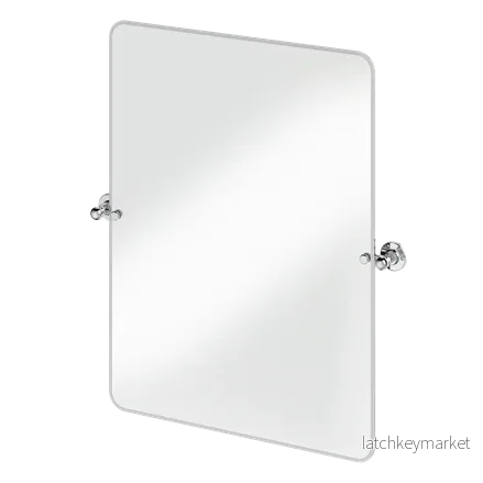 Burlington spegel rektangulär 85x65cm med väggfästen - Bild 2
