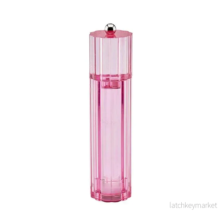 Icy Flute Pink Salt & Pepper Mill