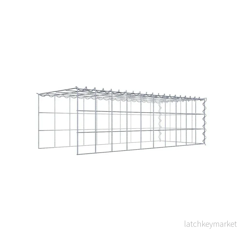 Extra gabion typ 4 100 cm x 30 cm x 40 cm (L x H x D), maskstorlek 10 cm x 10 cm, spiral Extra gabion typ 4 100 cm x 30 cm x 40 cm (L x H x D), maskstorlek 10 cm x 10 cm, spiral