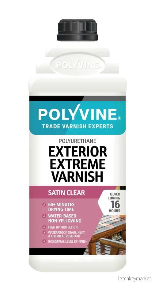 Polyvine Exterior Extreme Varnish, 1 liter