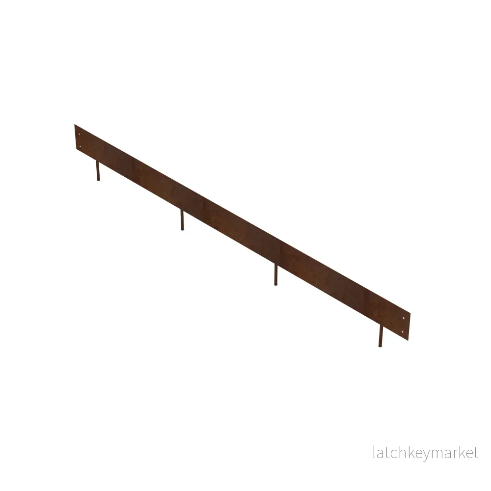 Stålkant Cortenstål Rak 1500×100 Stålkant Cortenstål Rak 1500×100