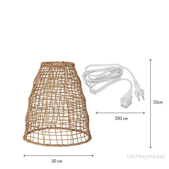 Div. Trädgårdsbelysning Lampskärm + sladdställ för utomhus 33 cm - Bild 2
