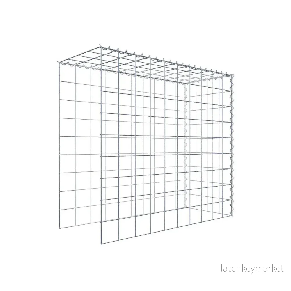 Extra gabion typ 4 100 cm x 90 cm x 40 cm (L x H x D), maskstorlek 10 cm x 10 cm, spiral Extra gabion typ 4 100 cm x 90 cm x 40 cm (L x H x D), maskstorlek 10 cm x 10 cm, spiral