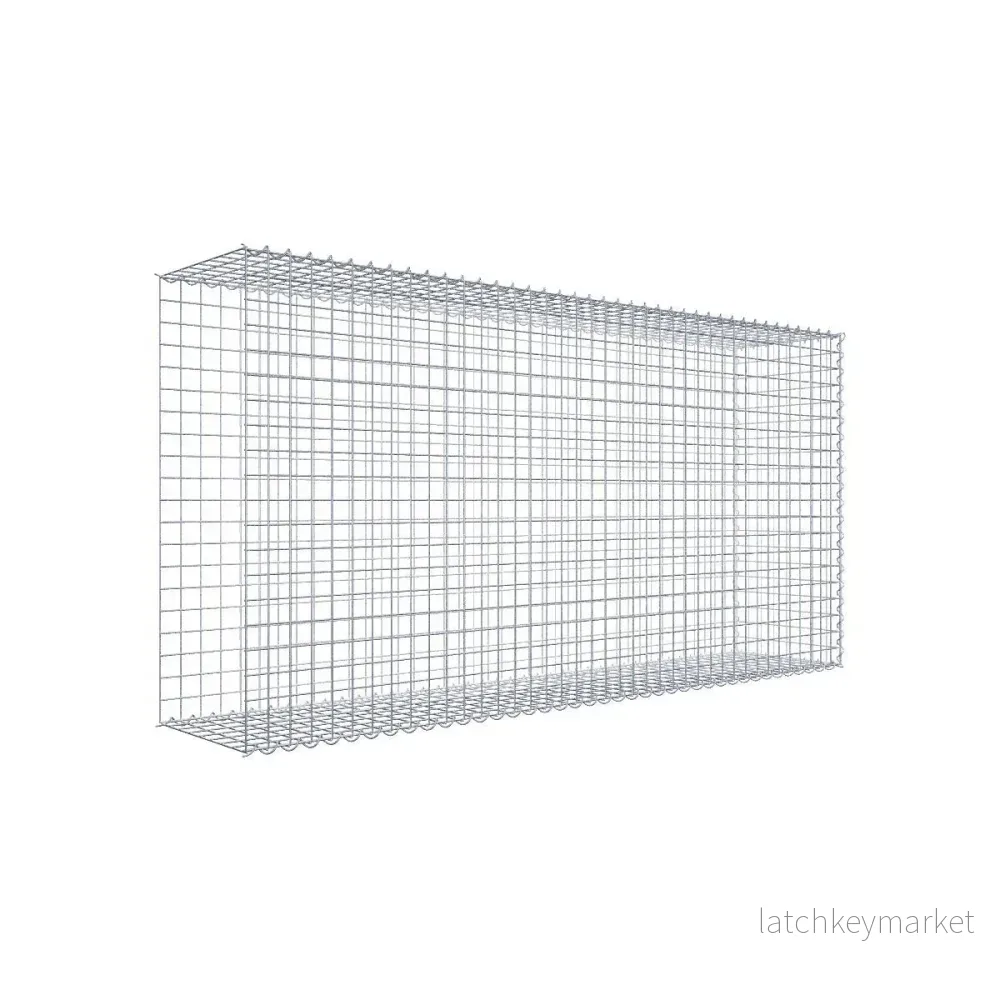 Extra gabion typ 2 200 cm x 100 cm x 40 cm (L x H x D), maskstorlek 5 cm x 5 cm, spiral Extra gabion typ 2 200 cm x 100 cm x 40 cm (L x H x D), maskstorlek 5 cm x 5 cm, spiral