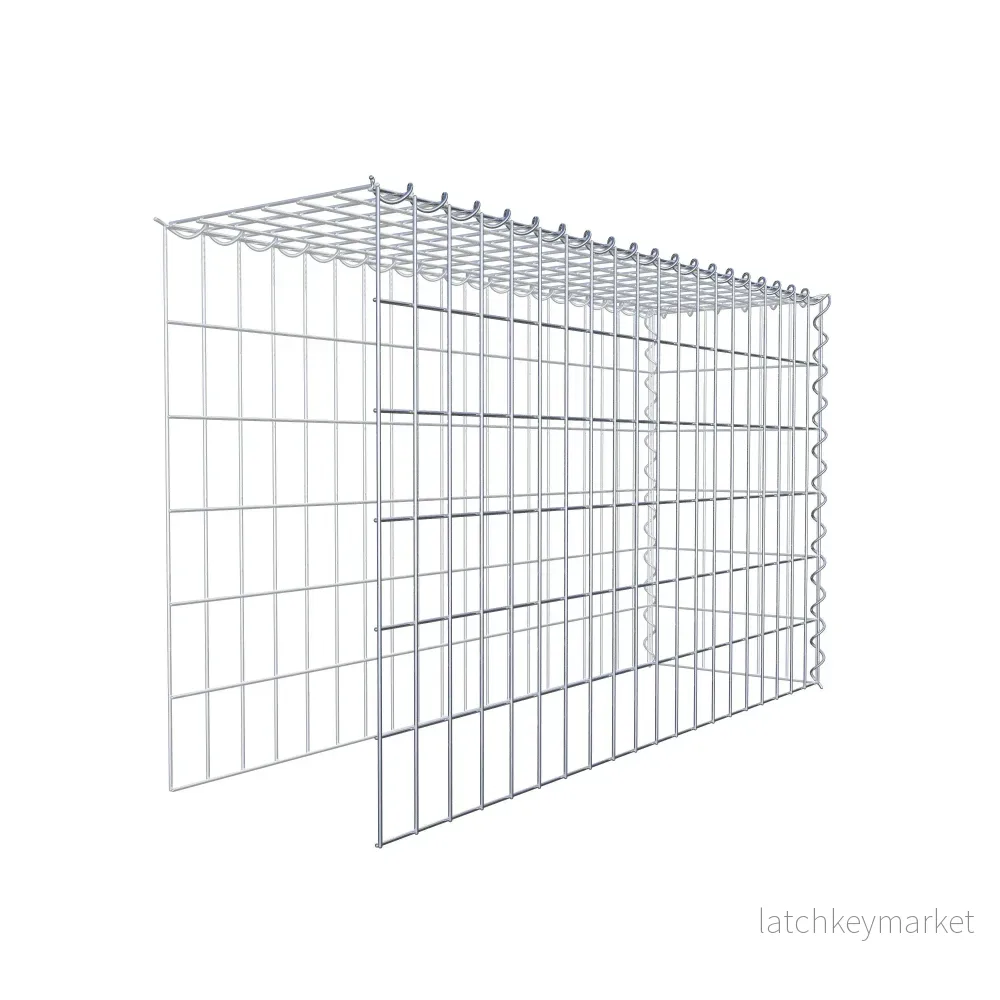 Påväxt gabion typ 4 100 cm x 60 cm x 30 cm (L x H x D), maskstorlek 5 cm x 10 cm, spiral - Bild 3