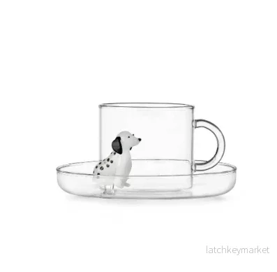 Tea Cup w saucer Dalmata