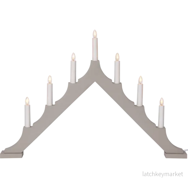 Adventslysestake ALMA 58,5x5,5x40,5 cm Beige - Bild 2