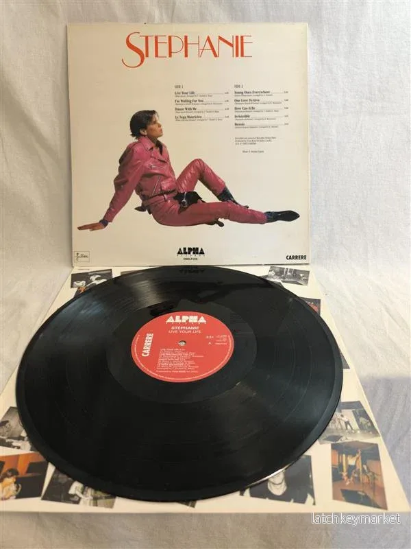 Stephanie – Live Your Life (Vinyl, LP, Album, 1986) - Bild 3