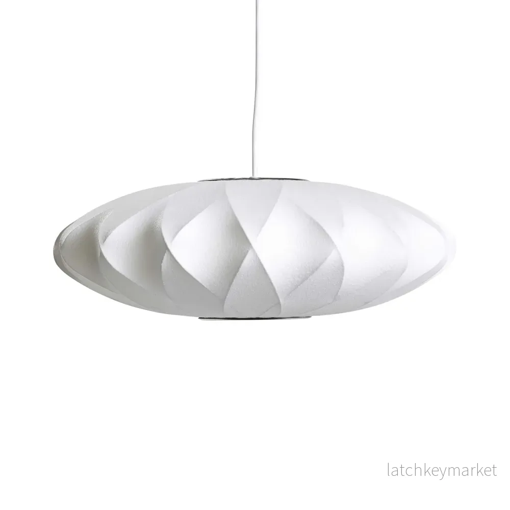 Nelson Saucer Crisscross Bubble Pendant