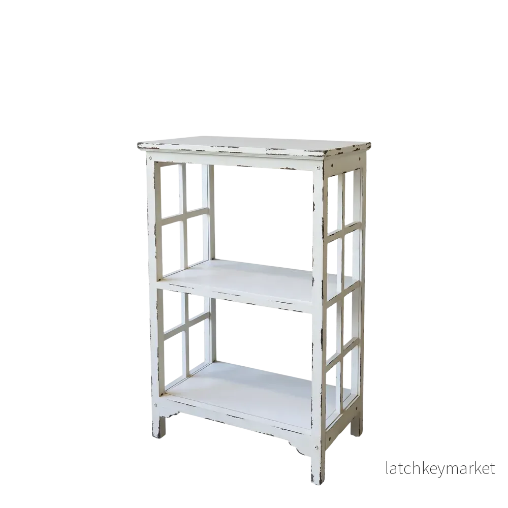 Chic Antique Bokhylla med hylla Vintage H90/L60/B35 cm Chic Antique Bokhylla med hylla Vintage H90/L60/B35 cm