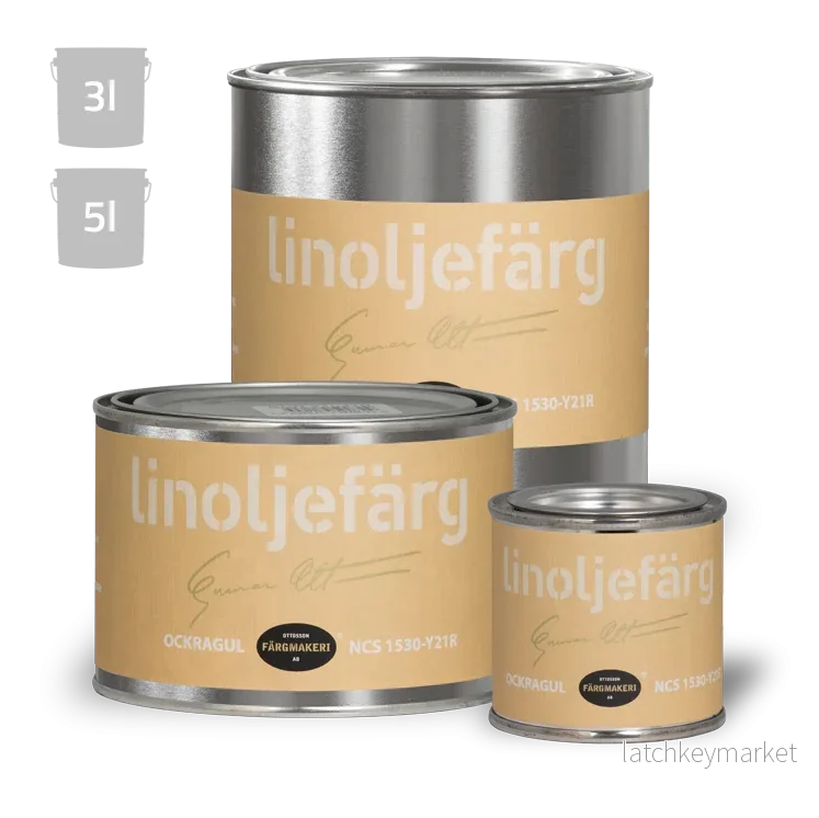 Ockragul Linoljefärg Ottossons Ockragul Linoljefärg Ottossons