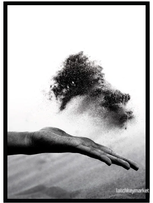 Poster Hand dust Poster Hand dust