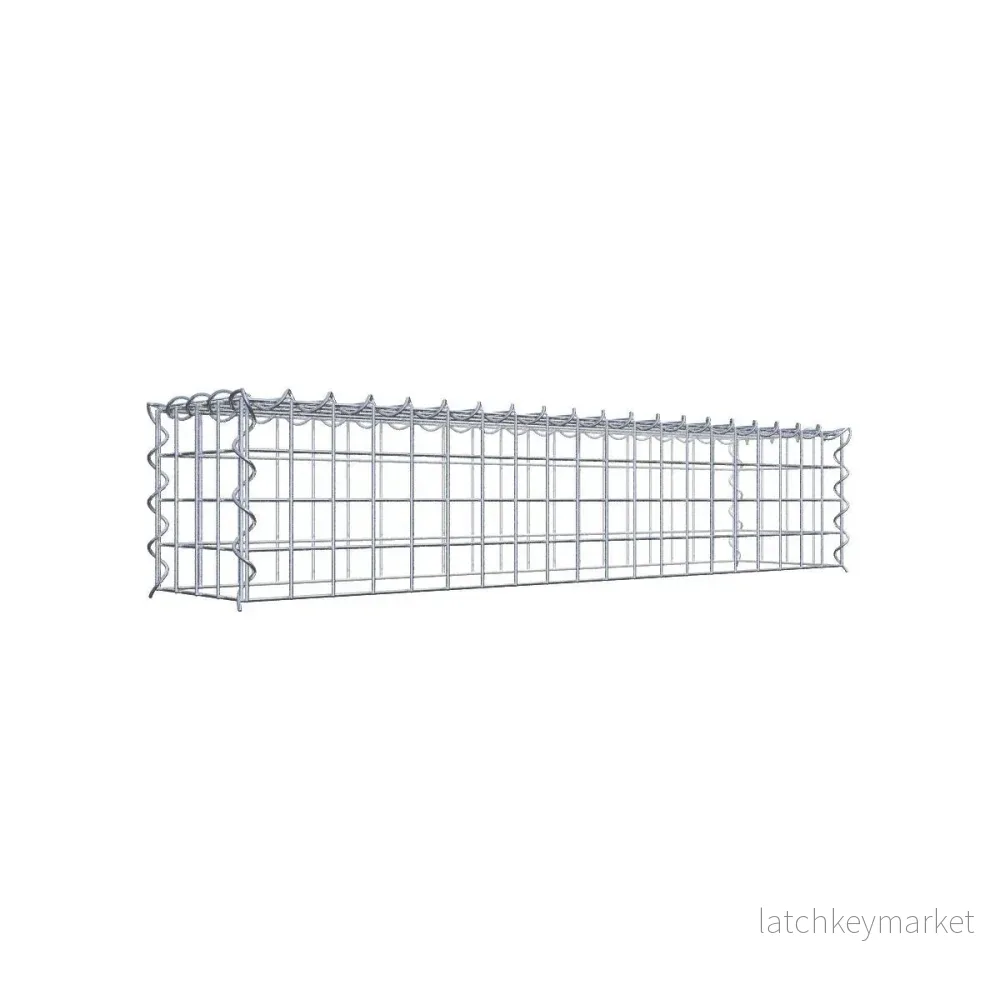 Extra gabion typ 3 100 cm x 20 cm x 20 cm (L x H x D), maskstorlek 5 cm x 5 cm, spiral Extra gabion typ 3 100 cm x 20 cm x 20 cm (L x H x D), maskstorlek 5 cm x 5 cm, spiral
