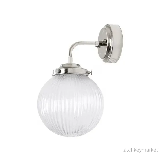 Badrumslampa Vägg Eivor Nickel/Klar