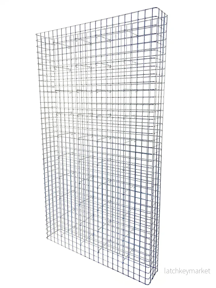 Varmförzinkad gabion 117 cm x 200 cm x 22 cm, maskstorlek 5 cm x 5 cm, helsvetsad Varmförzinkad gabion 117 cm x 200 cm x 22 cm, maskstorlek 5 cm x 5 cm, helsvetsad