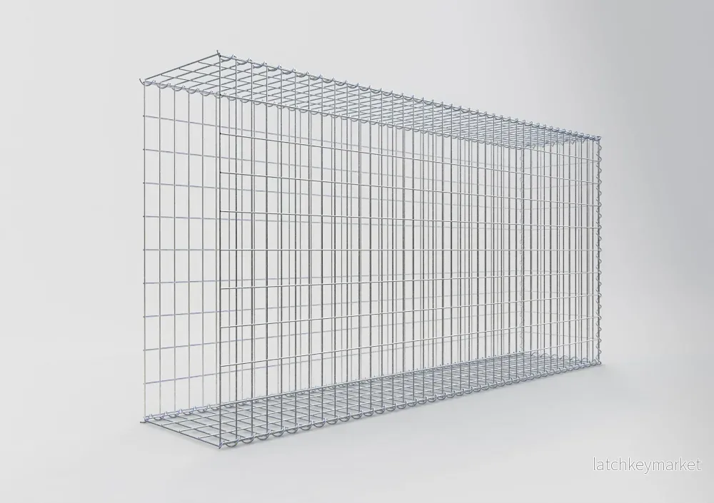 Extra gabion typ 2 200 cm x 100 cm x 40 cm (L x H x D), maskstorlek 5 cm x 10 cm, spiral - Bild 2
