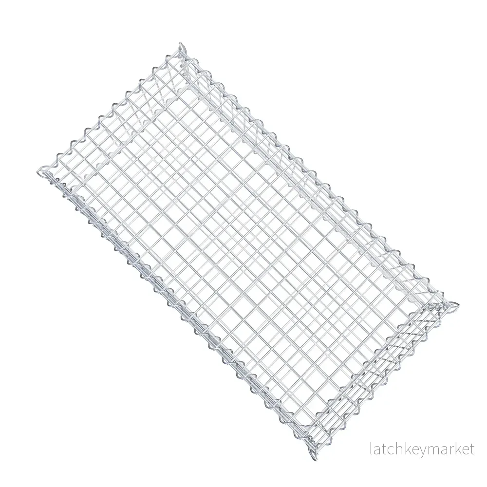 Gabion 100 cm x 20 cm x 50 cm (L x H x D), maskstorlek 5 cm x 5 cm, spiral - Bild 3