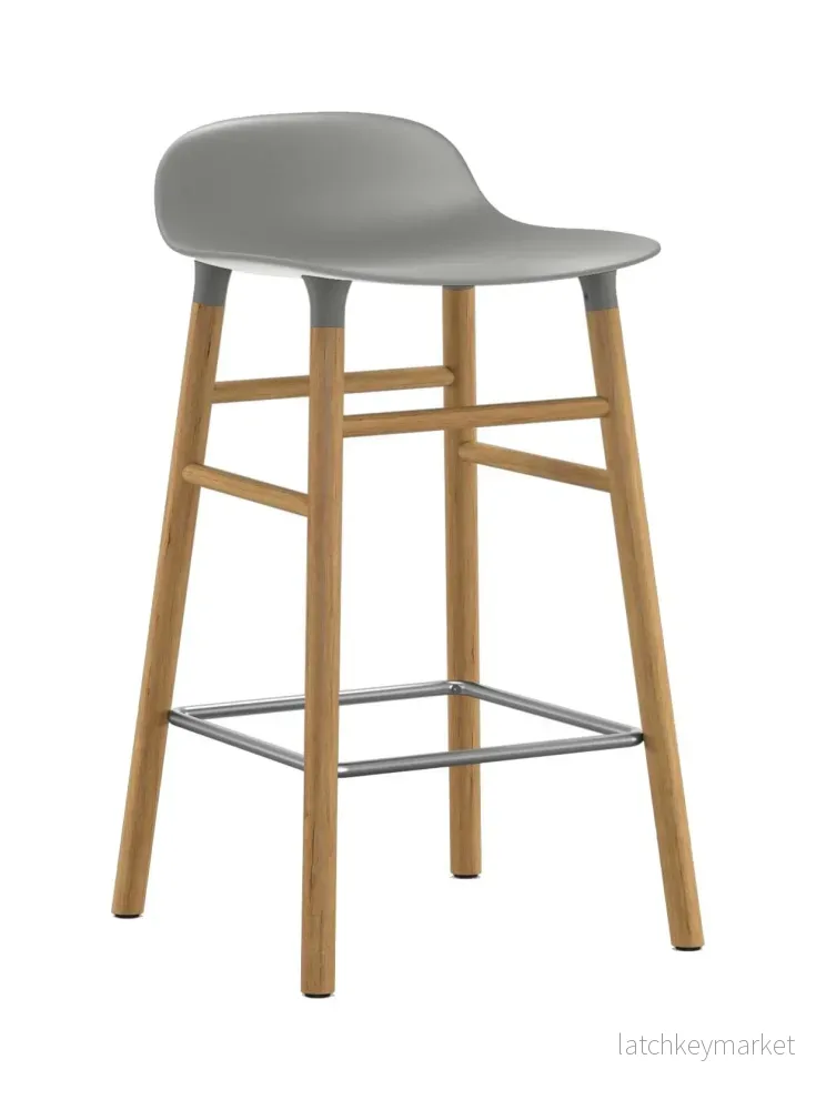 Form Barstool 65 cm Oak/Steel - Bild 3