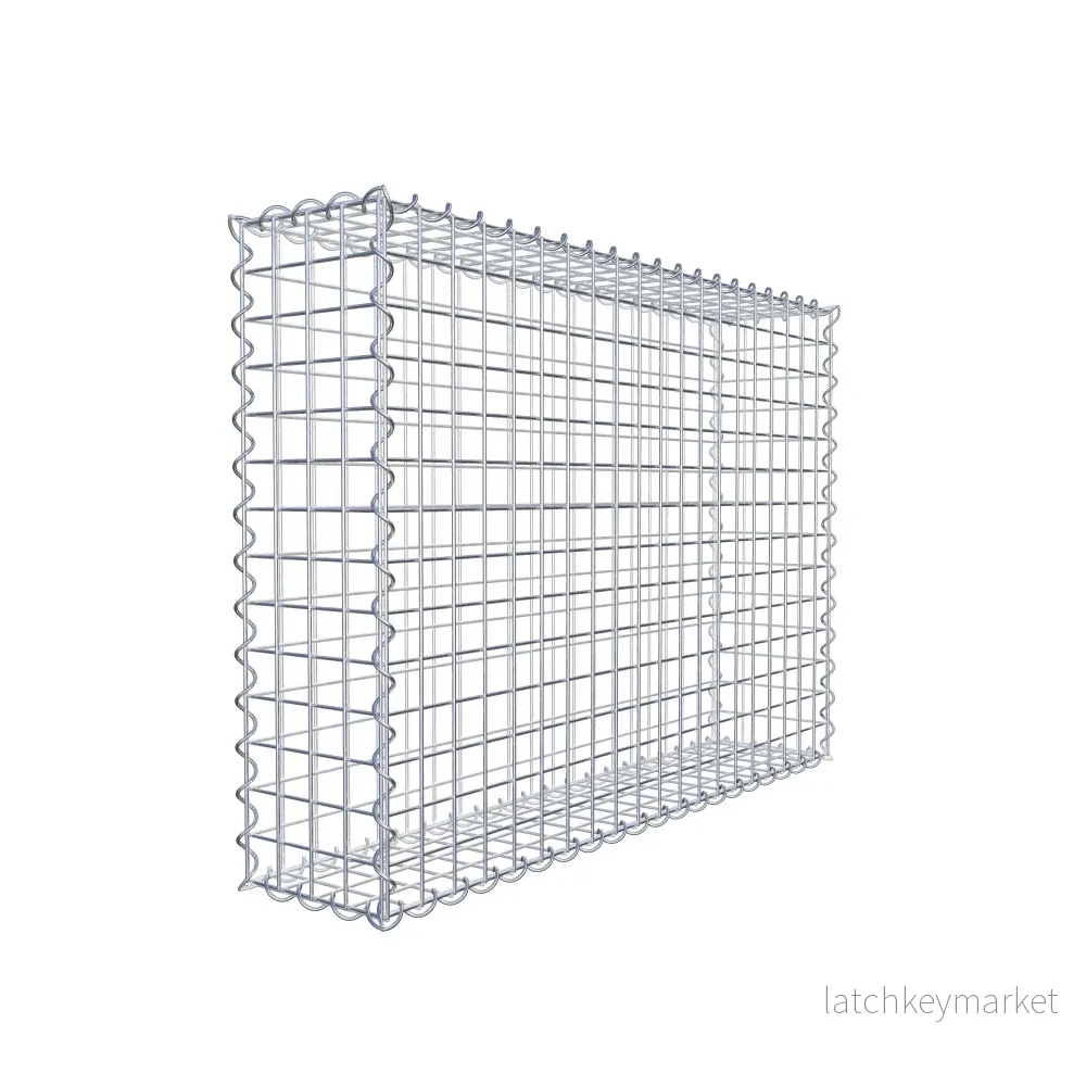 Gabion 100 cm x 70 cm x 20 cm (L x H x D), maskstorlek 5 cm x 5 cm, spiral Gabion 100 cm x 70 cm x 20 cm (L x H x D), maskstorlek 5 cm x 5 cm, spiral