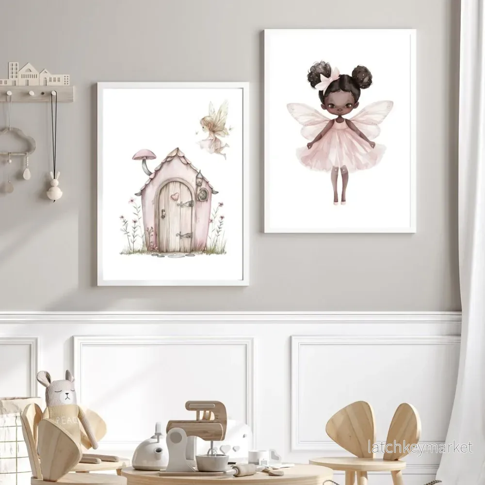 Barntavla Fairy & house - Bild 2