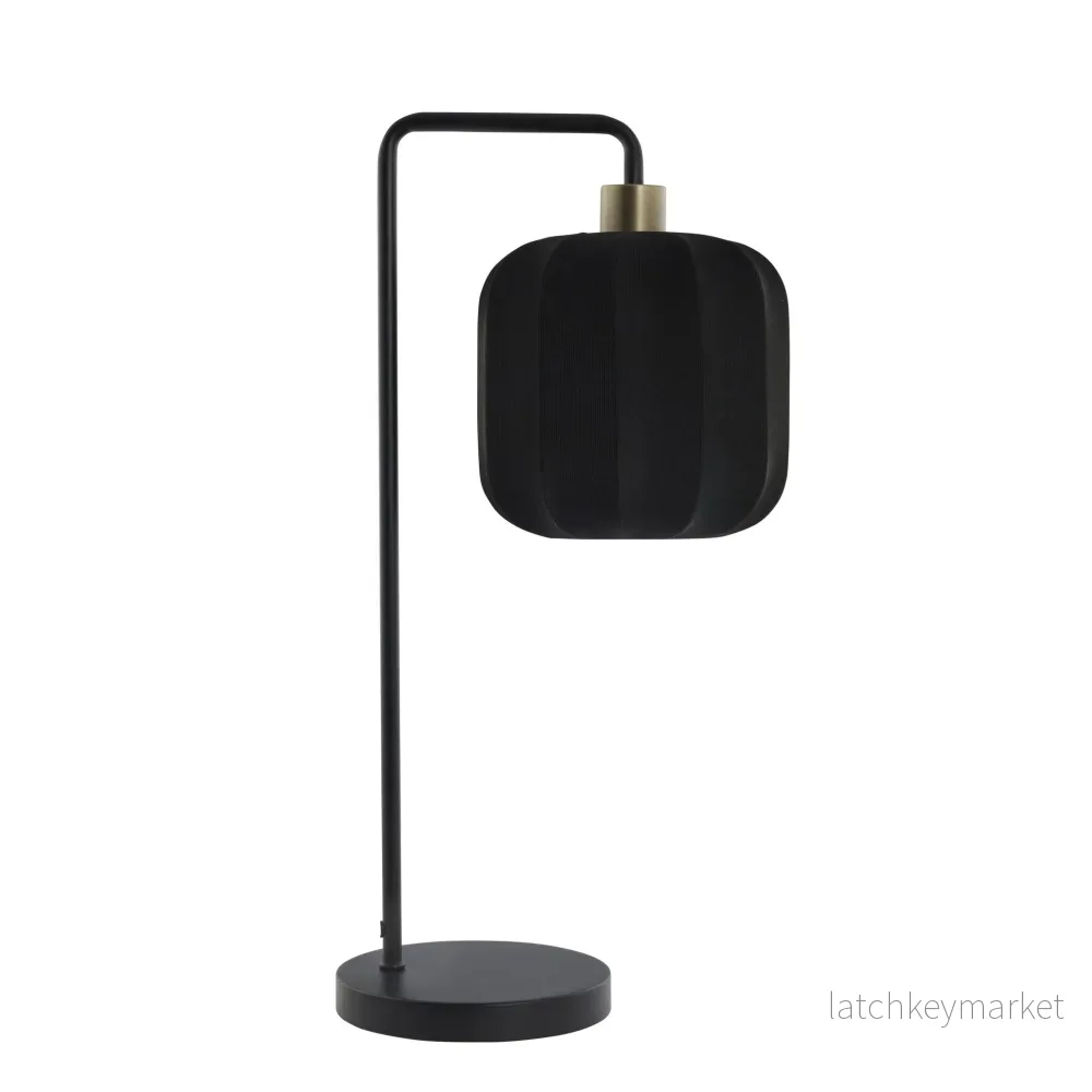 Sashie bordslampa LXH58XB28 cm. svart Sashie bordslampa LXH58XB28 cm. svart