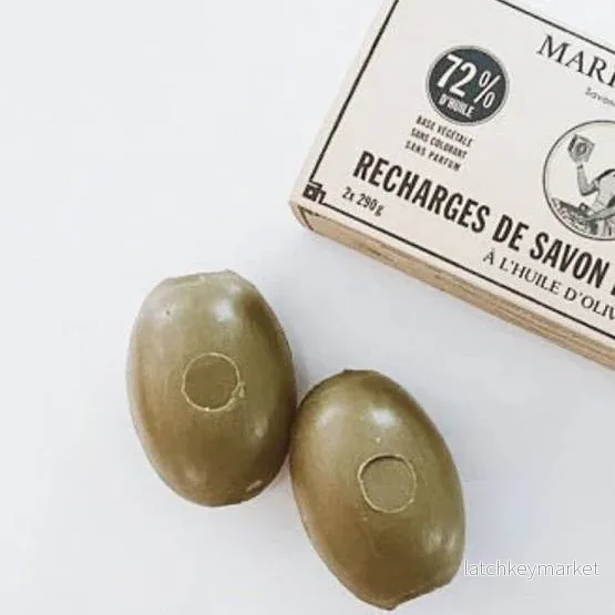 Marius Fabre Refills for Wall-Mounted Marseille Soap 2 x 290 g Marius Fabre Refills for Wall-Mounted Marseille Soap 2 x 290 g