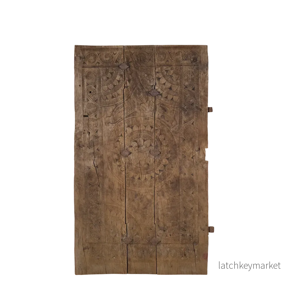 Chic Antique Återvunnet trä Dekorationsdörr 143x80x7 cm - Bild 2