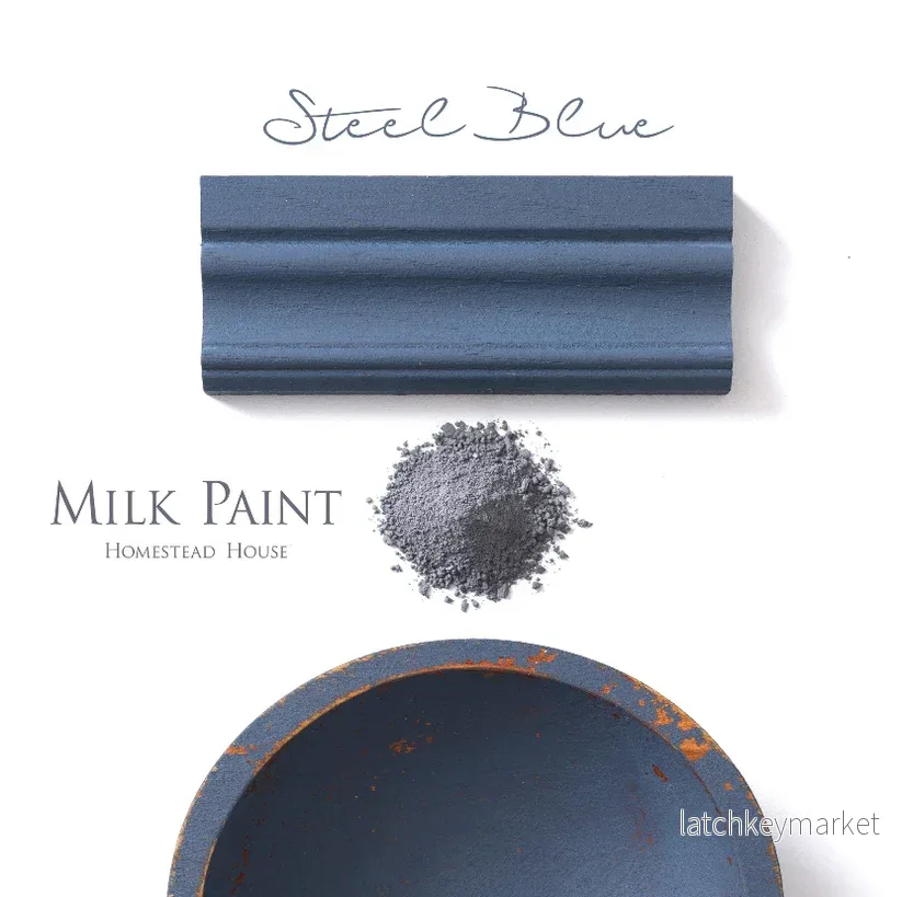 Milk paint Steel Blue- Homestead House Milk paint Steel Blue- Homestead House